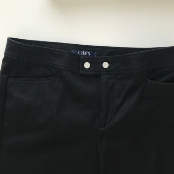 CHAPS | Petite Black Cotton Capris NWOT - Picture 11 of 13